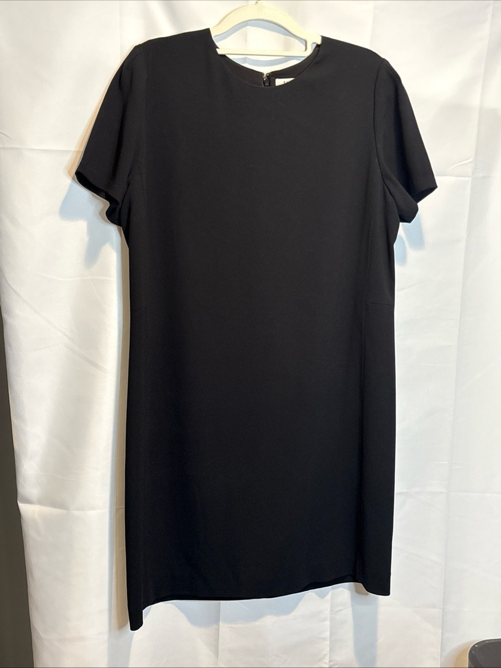 Babaton Black Crewneck shift Dress